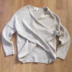 Wrap sweater